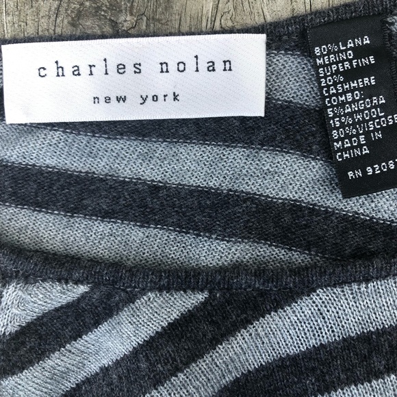 Designer! Charles Nolan merino wool/cashmere sweater! - Picture 7 of 8